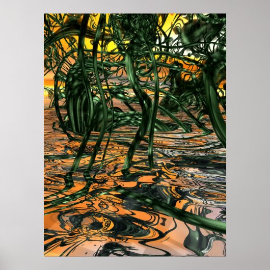 Alien Swamp Poster (Voorkant)