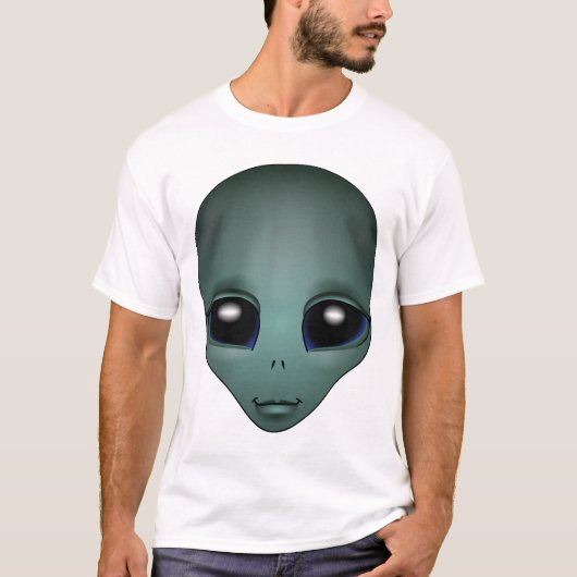 Alien T-Shirt Mannen Alien Shirten Unisex ET Shirt (Voorkant)