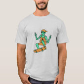 Alien T-shirt voor skateboarden (Voorkant)