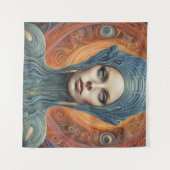 Alien Tapestry Wandkleed (Voorkant (horizontaal))