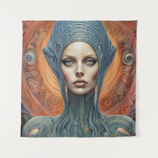 Alien Tapestry Wandkleed (Voorkant)