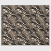 Alien Tattoo Gross Biomatter Cadeaupapier (Vlak)