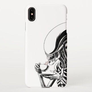 Alien Tea Time  iPhone XS Max Hoesje