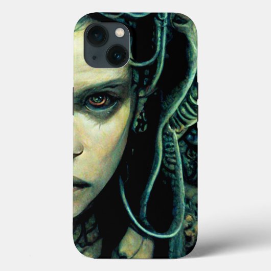 Alien Tech Girl Science Fiction Case-Mate iPhone Case (Achterkant)