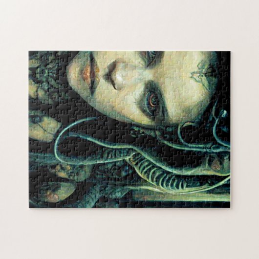 Alien Tech Girl Science Fiction Legpuzzel (Horizontaal)