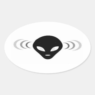 Alien Telepathie ufo sticker