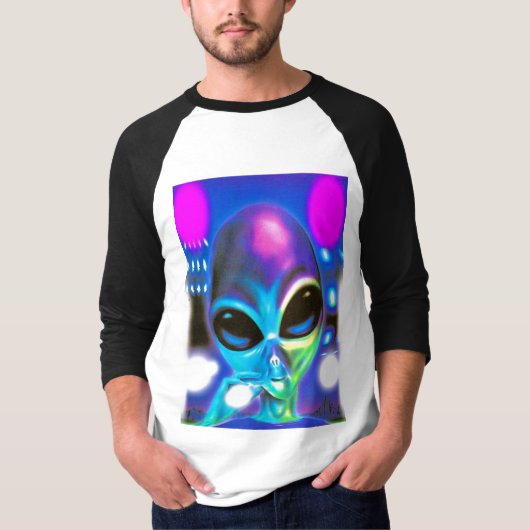 Alien-teller T-shirt (Voorkant)