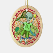 Alien Tennis ornament (Rechts)