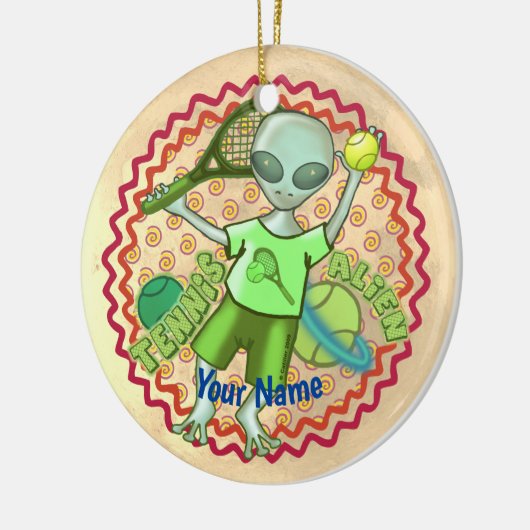Alien Tennis ornament (Links)