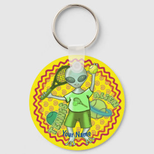 Alien Tennis-sleutelhanger Sleutelhanger