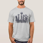 Alien Text Light T-shirt (Voorkant)