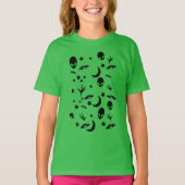 Alien Thed Pattern T-shirt (Voorkant)