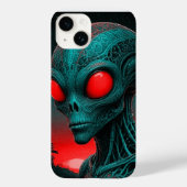 Alien thema iPhone 14 telefoonhoesje Case-Mate iPhone Case (Achterkant)