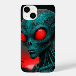 Alien thema iPhone 14 telefoonhoesje Case-Mate iPhone 14 Hoesje