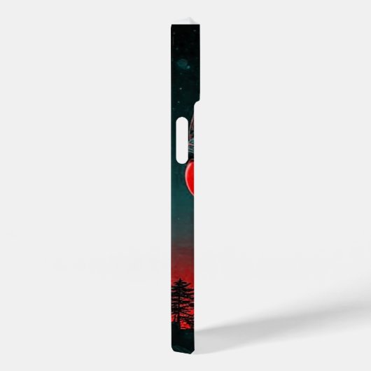 Alien thema iPhone 14 telefoonhoesje Case-Mate iPhone Case (Achterkant / Rechts)