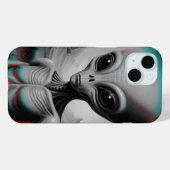 Alien thema iPhone 15 telefoonhoesje Case-Mate iPhone Case (Achterkant (horizontaal))