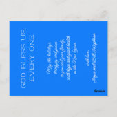 Alien thema kerst briefkaart door Jo Afbeeldingen (Achterkant)