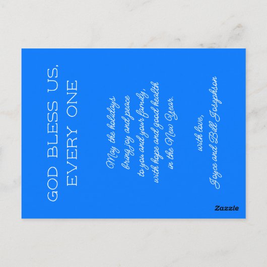 Alien thema kerst briefkaart door Jo Afbeeldingen (Achterkant)