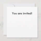 Alien Thema Verjaardagsfeestje Uitnodigen Kaart (Achterkant)