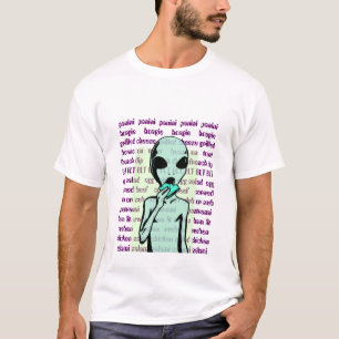 ALIEN THEMED invasie voor SANDWICHES T-shirt