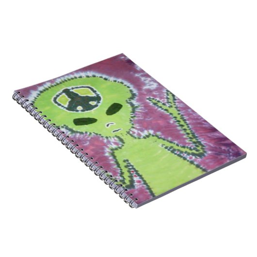 Alien Tie Dye Notitieboek (Rechterzijde)