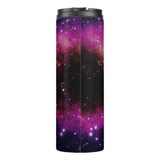 Alien Tie Dye Space Aangepaste Thermische Tumbler Thermosbeker (Achterkant)