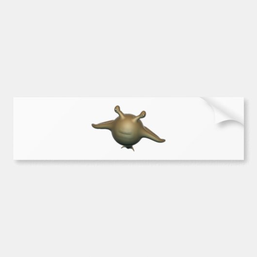 Alien Tier animal Mars Martian Bumpersticker (Voorkant)