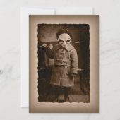  Alien Toddler Halloween Party Kaart (Voorkant)