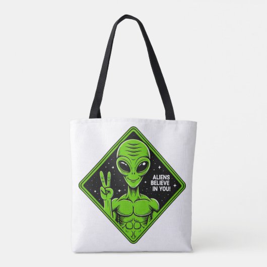Alien. Tote Bag (Achterkant)