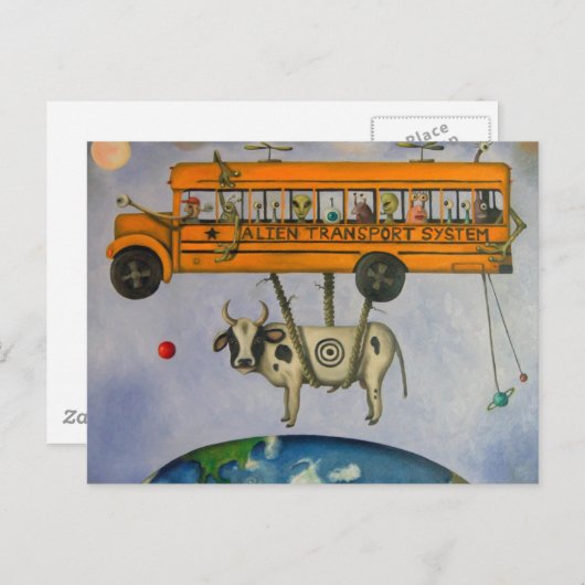 Alien-transportsysteem Briefkaart (Voorkant / Achterkant)