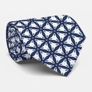 Alien Triangle Blauwe Herenstrik Stropdas