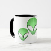 Alien Trio Ceramic Coffee Mok (Voorkant links)