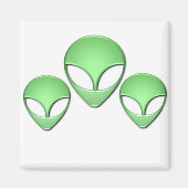 Alien Trio Magnet (Voorkant)
