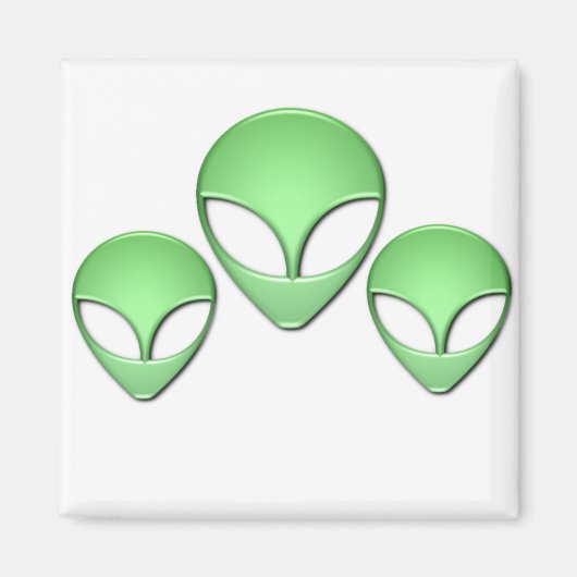 Alien Trio Magnet (Voorkant)