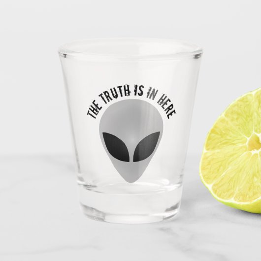 Alien Truth Shot Glas (Voorkant)