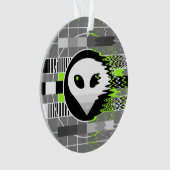 Alien TV acrylversiering Ornament (voorkant)