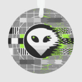 Alien TV acrylversiering Ornament (achterkant)