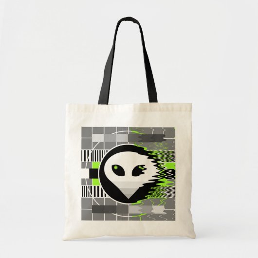 Alien TV canvas tas (Voorkant)