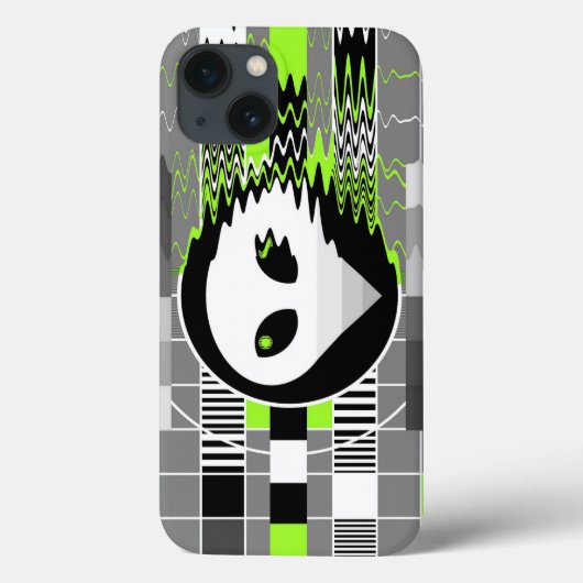 Alien TV iPhone case (Achterkant)