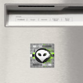 Alien TV-magneet rond Magneet (Insitu (Vaatwasser))