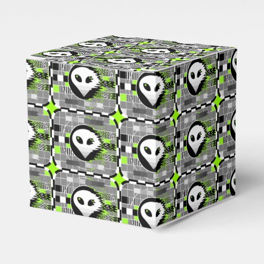 Alien-tv Multi-favoriet box klassiek Bedankdoosjes (Voorkant Zijde)