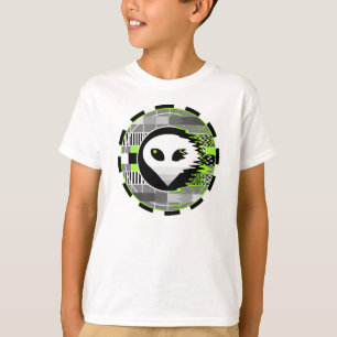 Alien TV Ronde T-shirt kinderen wit