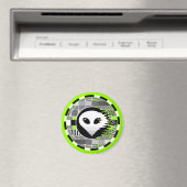 Alien TV Round magnet (Insitu (Vaatwasser))