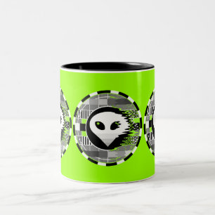 Alien TV Round mok groen