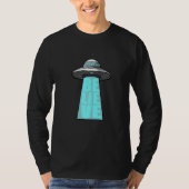 Alien UFO Believe  T-shirt (Voorkant)