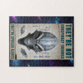 Alien UFO-complottheorie New Jersey Drones Legpuzzel (Horizontaal)