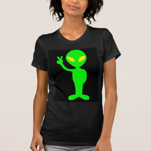 ALIEN UFO FUNNY DARK T-SHIRTS T - SHIRTS