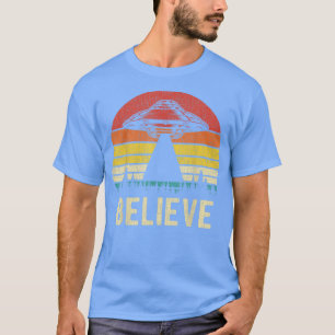  Alien UFO Hunter GiftI wil Ali geloven T-shirt