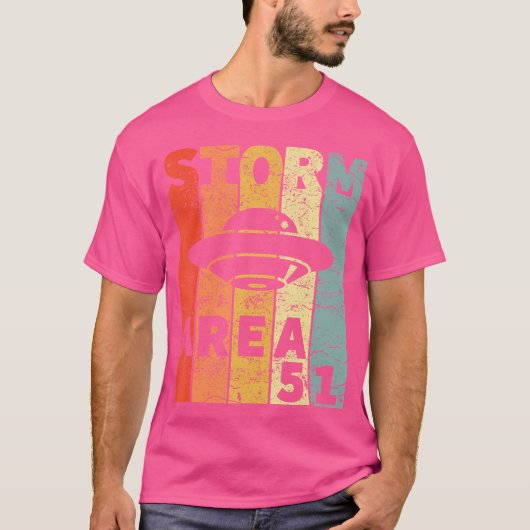 Alien Ufo Hunter Storm Area 51 T-shirt (Voorkant)