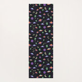 Alien UFO in de ruimte Yogamat (Achterkant)